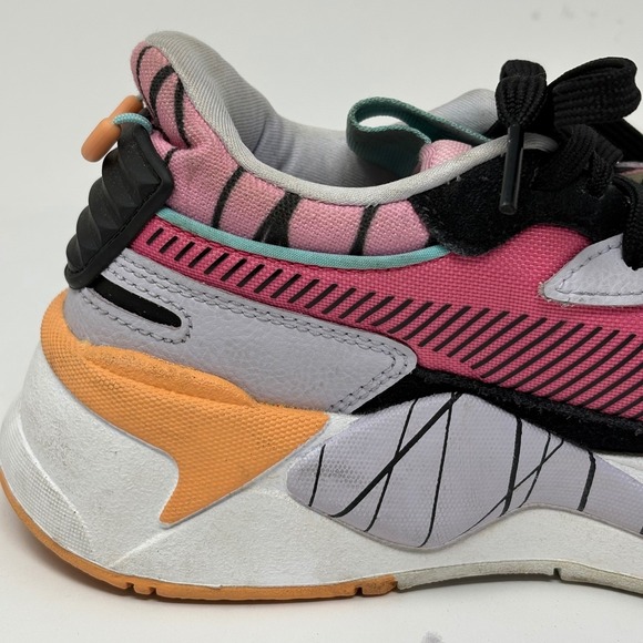 Puma RS Running System Women's Sneakers Pink Gray Lightweight Size 6.5 - Picture 6 of 16